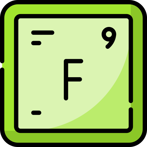 Fluorine free icon Fluorine free icon