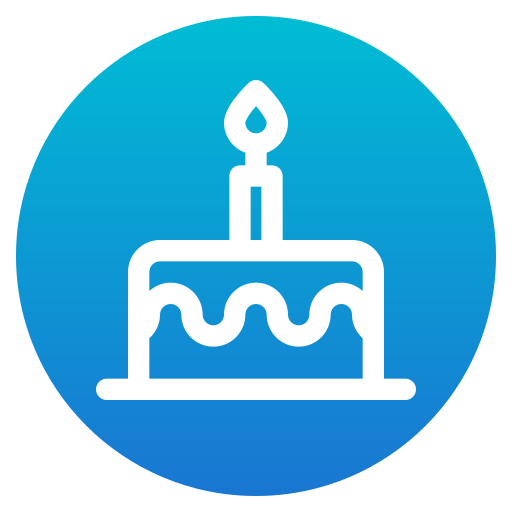 Birthday cake Generic Circular icon