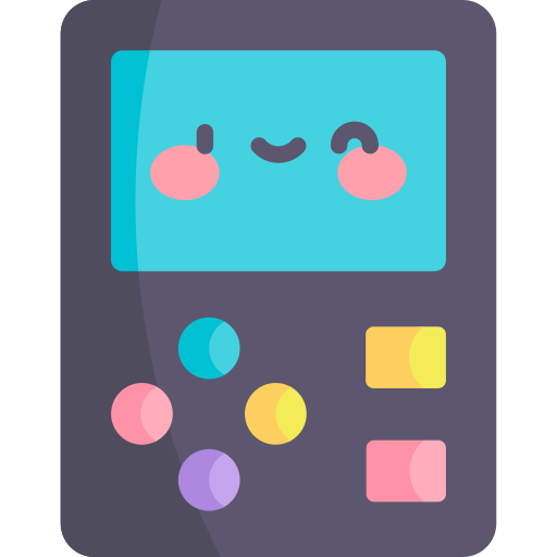 Game console Kawaii Flat icon