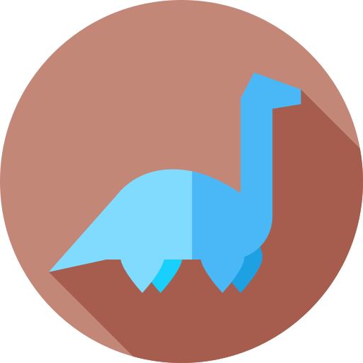 Steve Jumping Dino icon in Blue UI Style