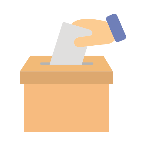 Elections Dinosoft Flat icon