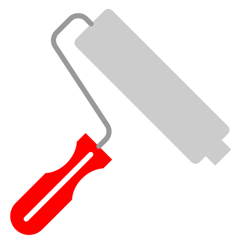 Roller brush free icon Roller brush free icon