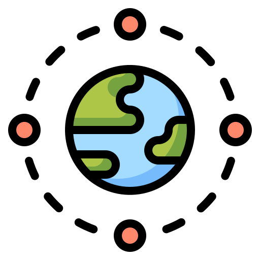 en todo el mundo icono gratis