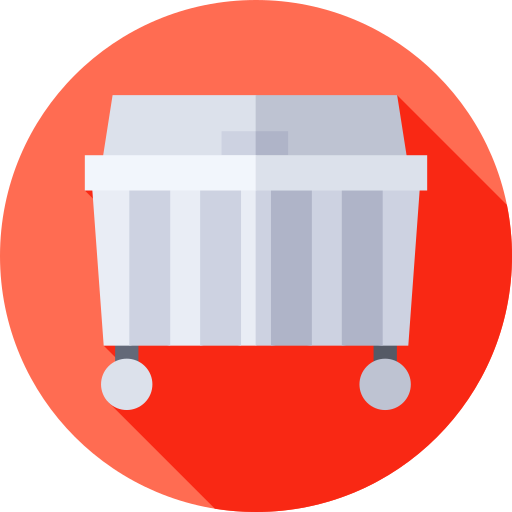 contenedor de basura icono gratis