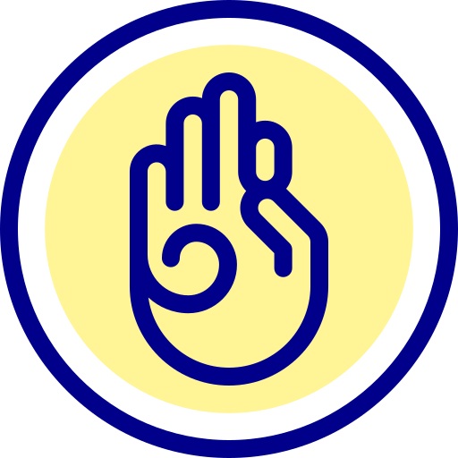 Hand Detailed Mixed Lineal color icon