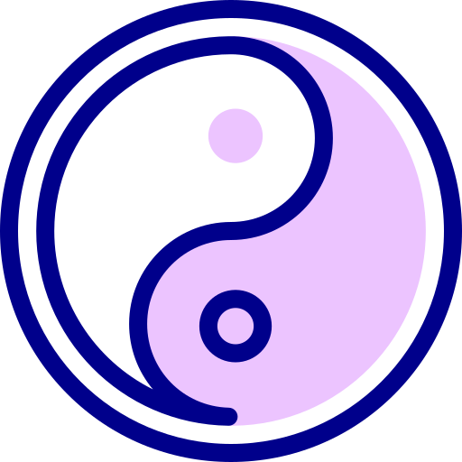 yin yang icono gratis