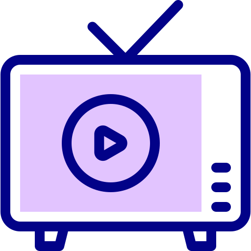 regarder la télévision Icône gratuit