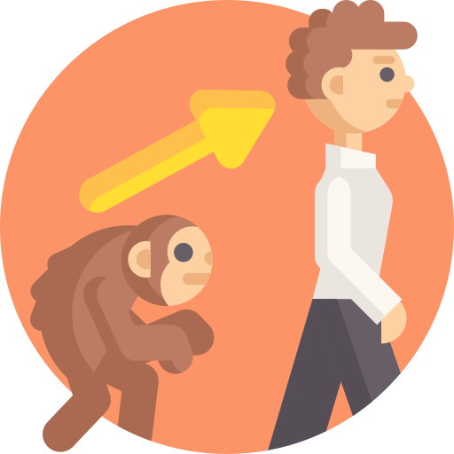 Évolution Icône gratuit Évolution Icône gratuit