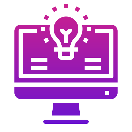 Computer Generic Flat Gradient icon