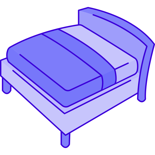 cama matrimonial icono gratis