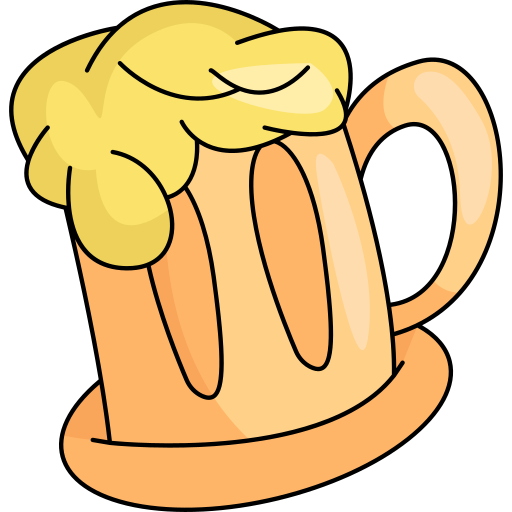 Beer mug Generic Thin Outline Color icon