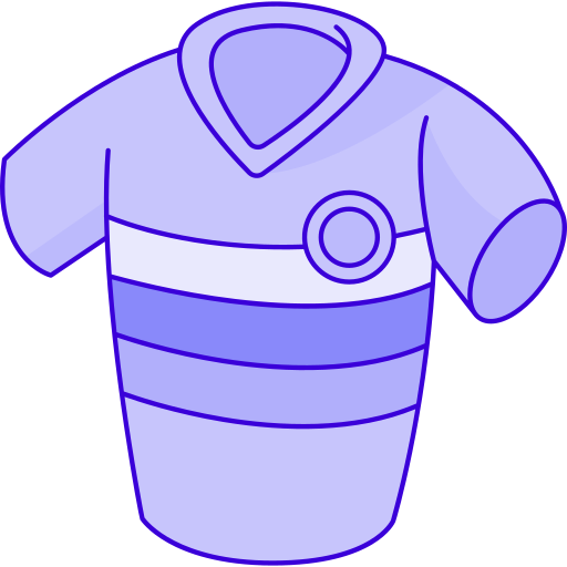 Football uniform Generic Outline Color icon