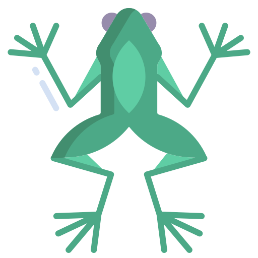 Frog Icongeek26 Flat icon