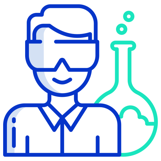 técnico de laboratorio icono gratis