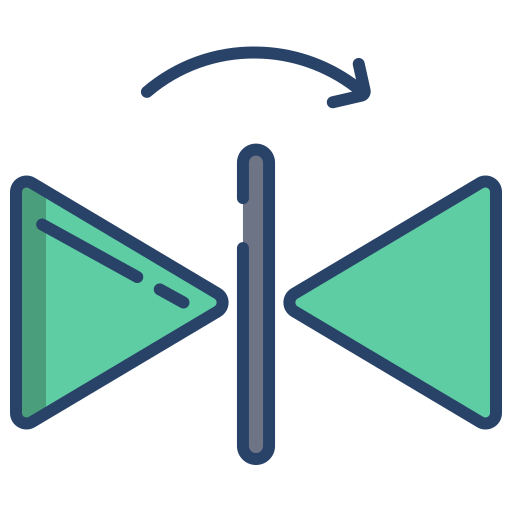 voltear icono gratis