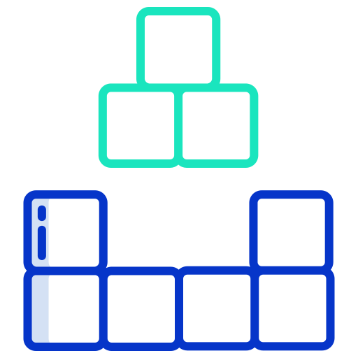 bloque de construcción icono gratis