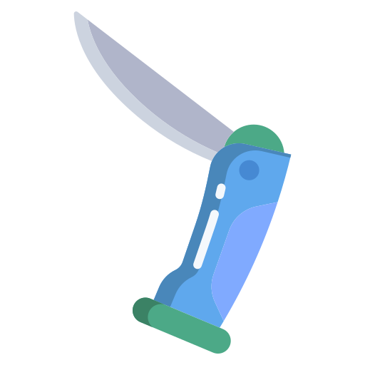 cuchillo de bolsillo icono gratis