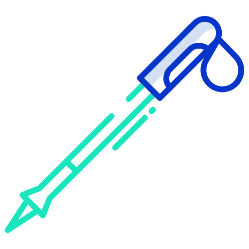 Trekking pole Icongeek26 Outline Colour icon