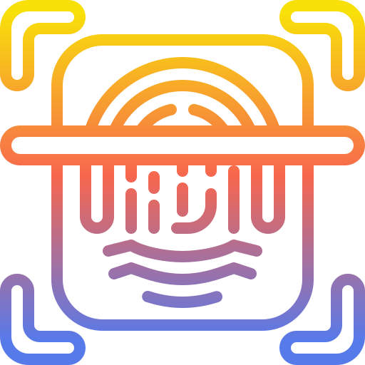 huella dactilar icono gratis