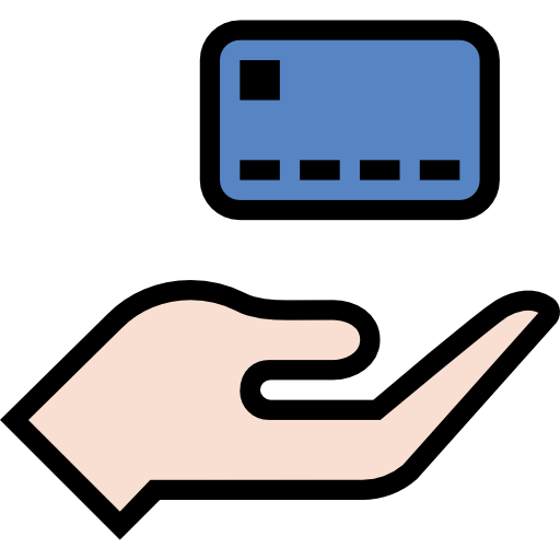 Credit card All-inclusive Lineal color icon