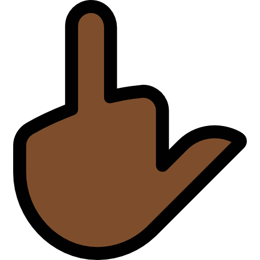 Free Icon Middle Finger 9369