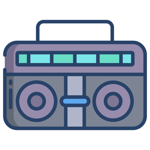 boombox icono gratis