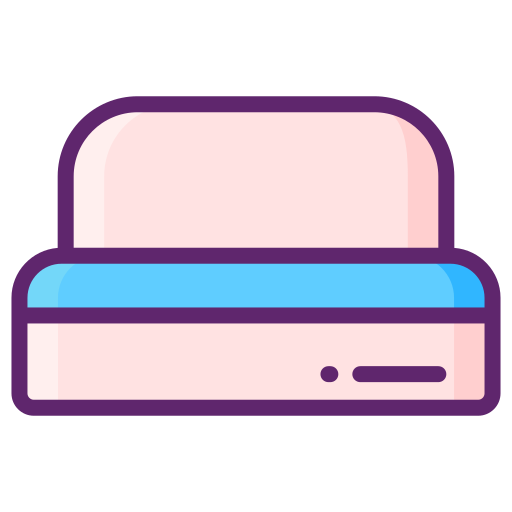 Bed free icon Bed free icon