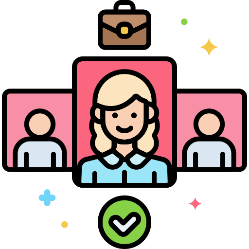 candidats Icône gratuit