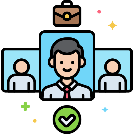 candidats Icône gratuit