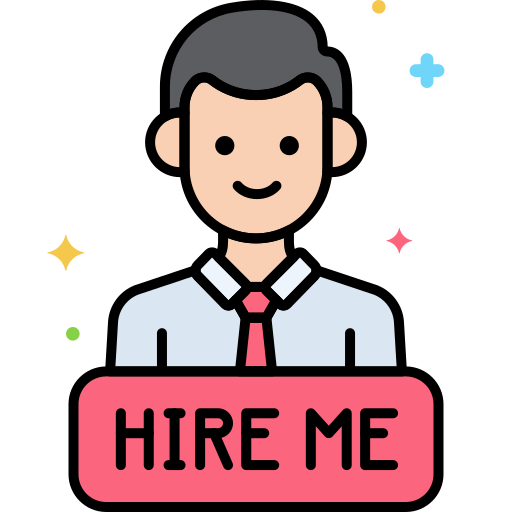 chercheur d'emploi Icône gratuit