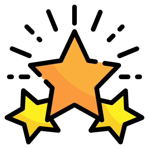 Star Generic Outline Color icon