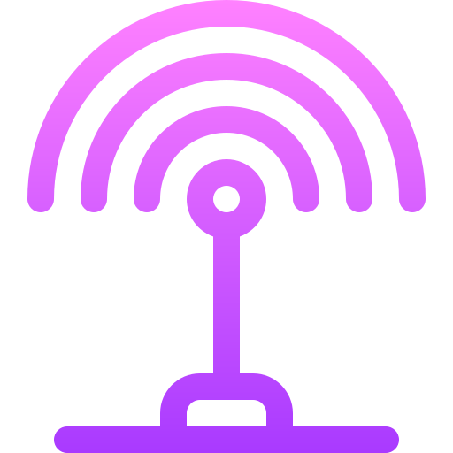 Signal Basic Gradient Lineal color icon