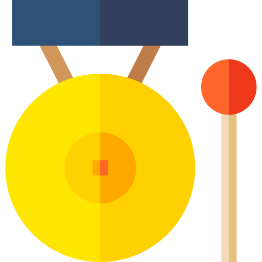 gong Icône gratuit gong Icône gratuit