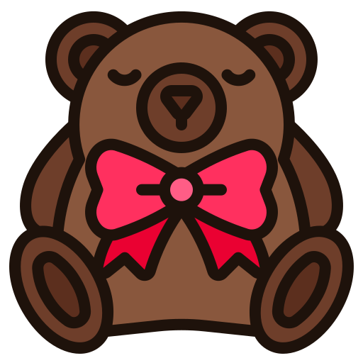 oso de peluche icono gratis