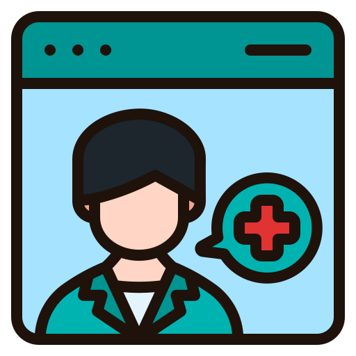 telemedicina icono gratis