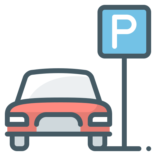 Parking car free icon Parking car free icon