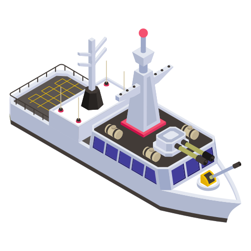 Battleship Generic Isometric icon