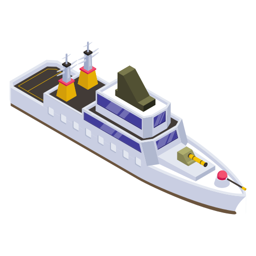 Battleship Generic Isometric icon