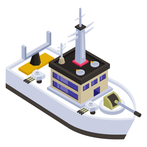 Battleship Generic Isometric icon