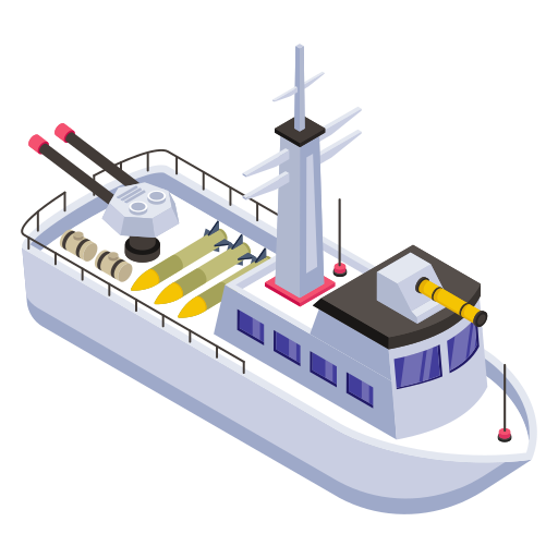 Battleship Generic Isometric icon