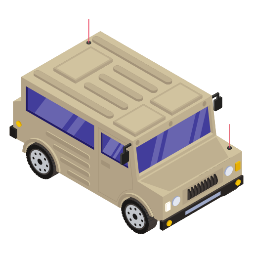 Military truck free icon Military truck free icon