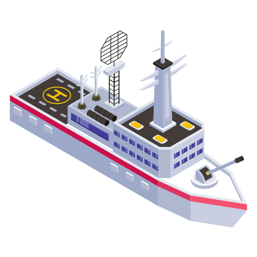 Battleship Generic Isometric icon