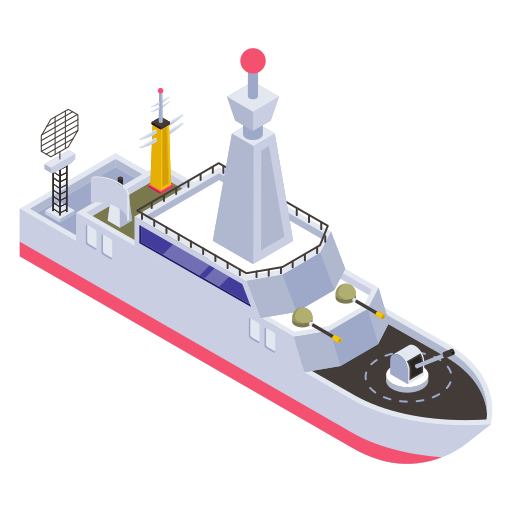 Battleship Generic Isometric icon