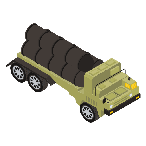 Military Truck Generic Isometric Icon