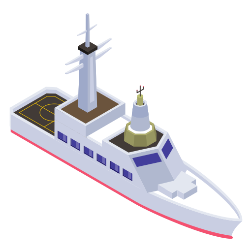 Battleship Generic Isometric icon