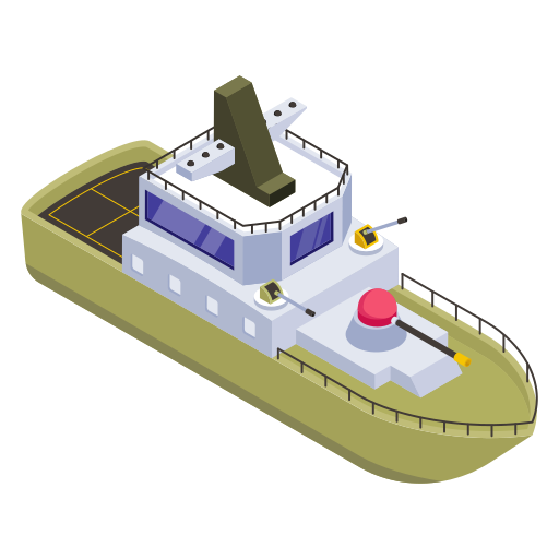 Battleship Generic Isometric icon