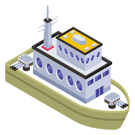 Battleship Generic Isometric icon