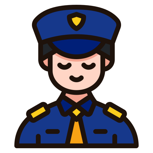 policía icono gratis