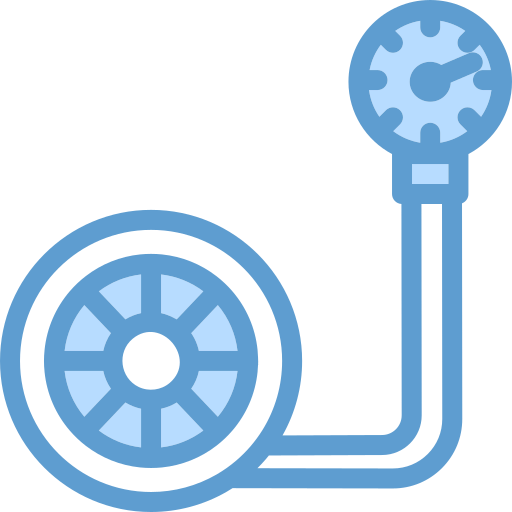 presión de llanta icono gratis