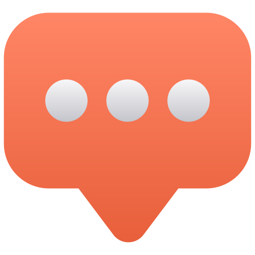 cuadro de chat icono gratis